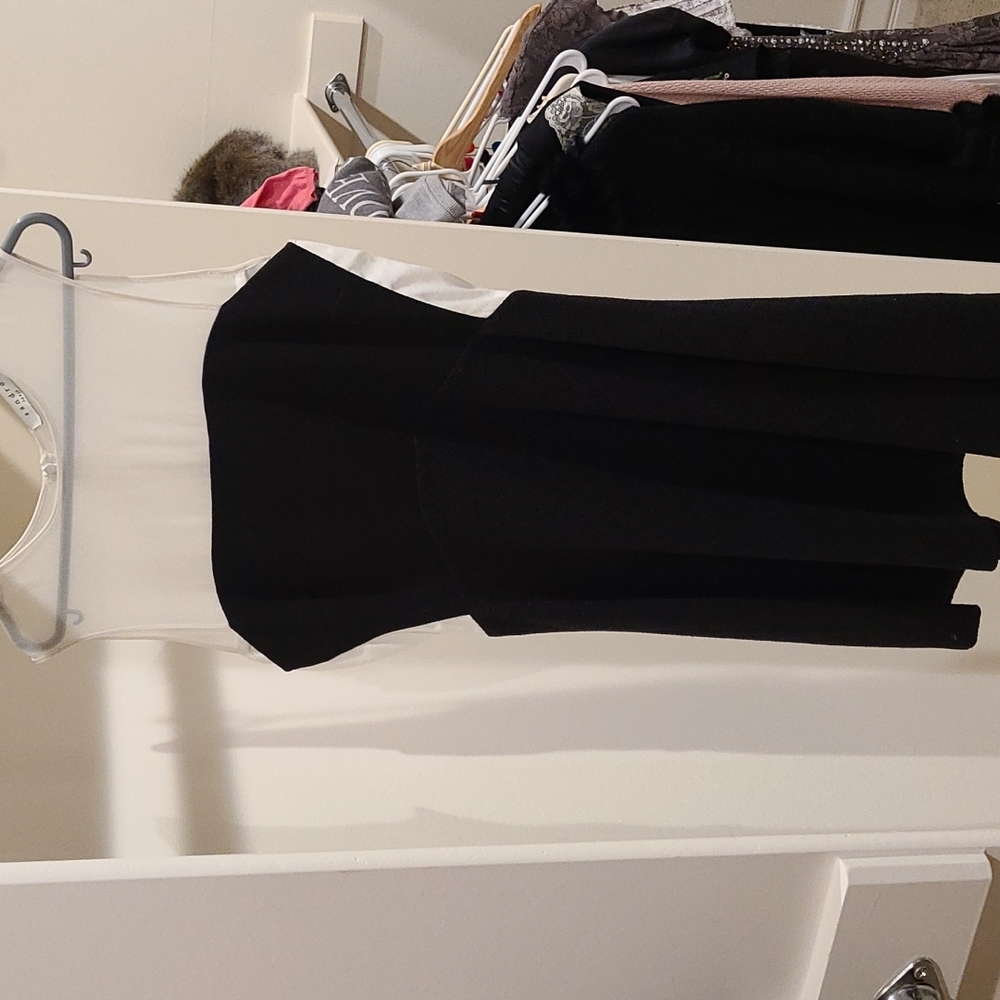 Black and white Sandro dress